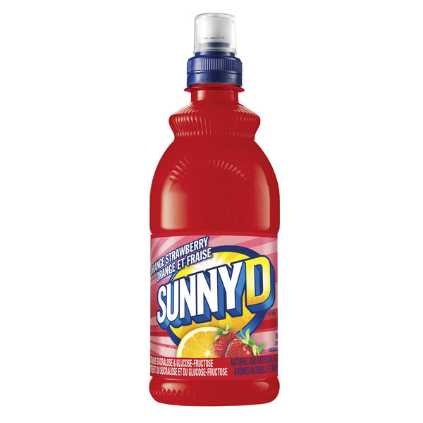 Sunny D, Orange Strawberry, 500 mL, 12-pack — image 1