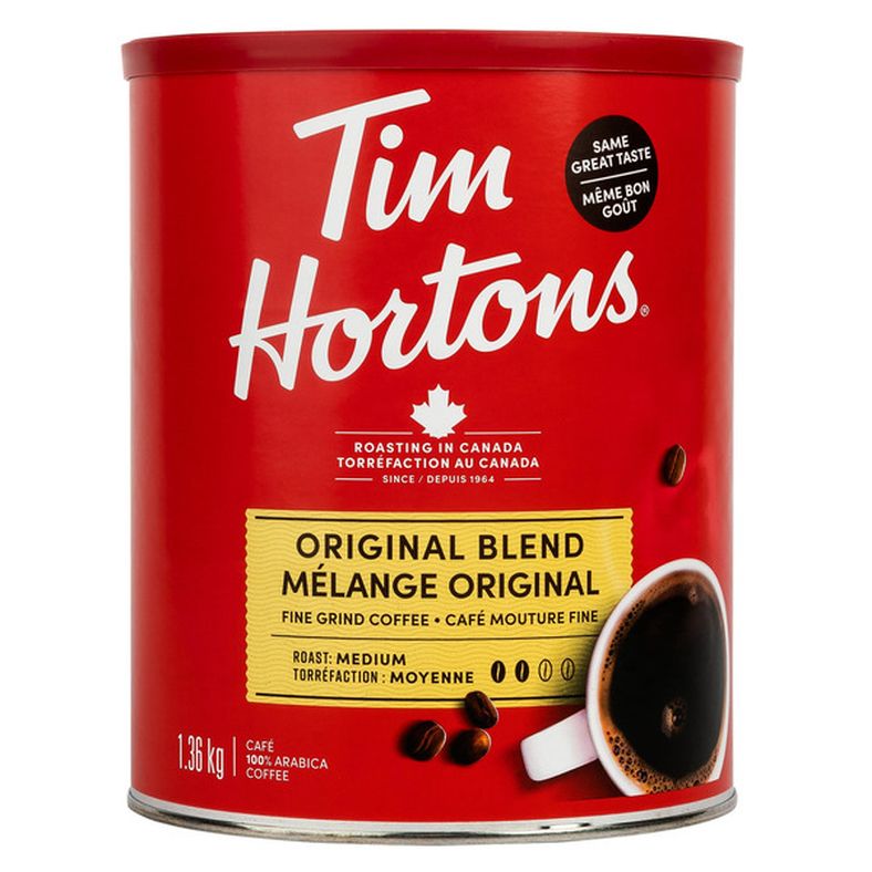Tim Hortons Original Blend Fine Grind Coffee 1.36 kg — image 2