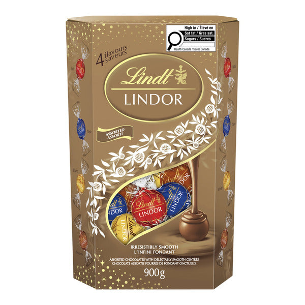 Lindt Lindor Assorted Chocolates Cornet, 900 g — product image