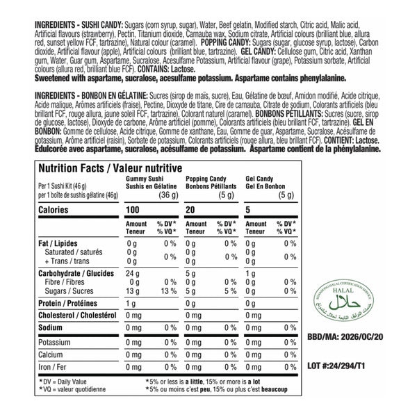 Tajubo Gummy Sushi, 10 × 46 g — gallery image 2