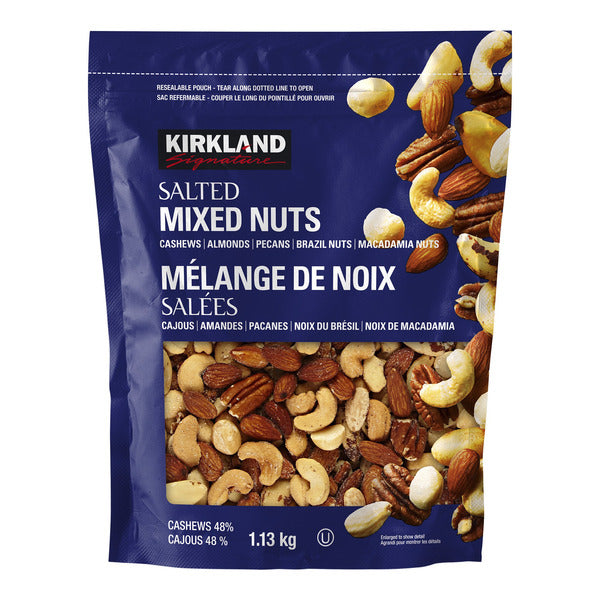 Kirkland Signature Salted Mixed Nuts, 1.13 kg — product image
