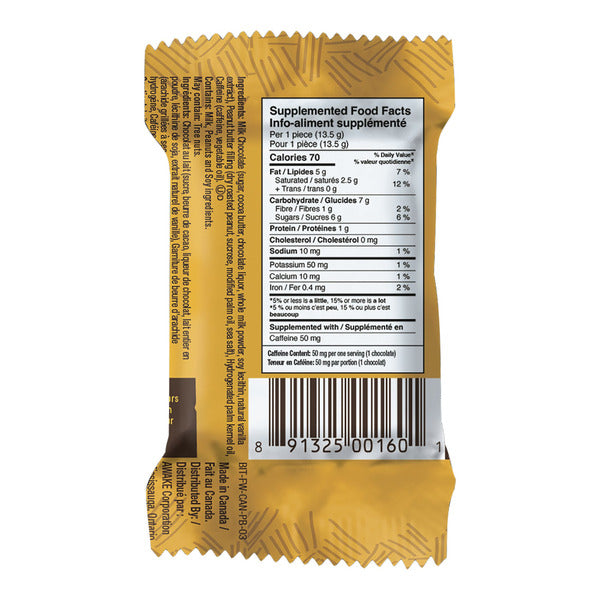 Awake Peanut Butter Chocolate Bites, 50 × 13.5 g — gallery image 2