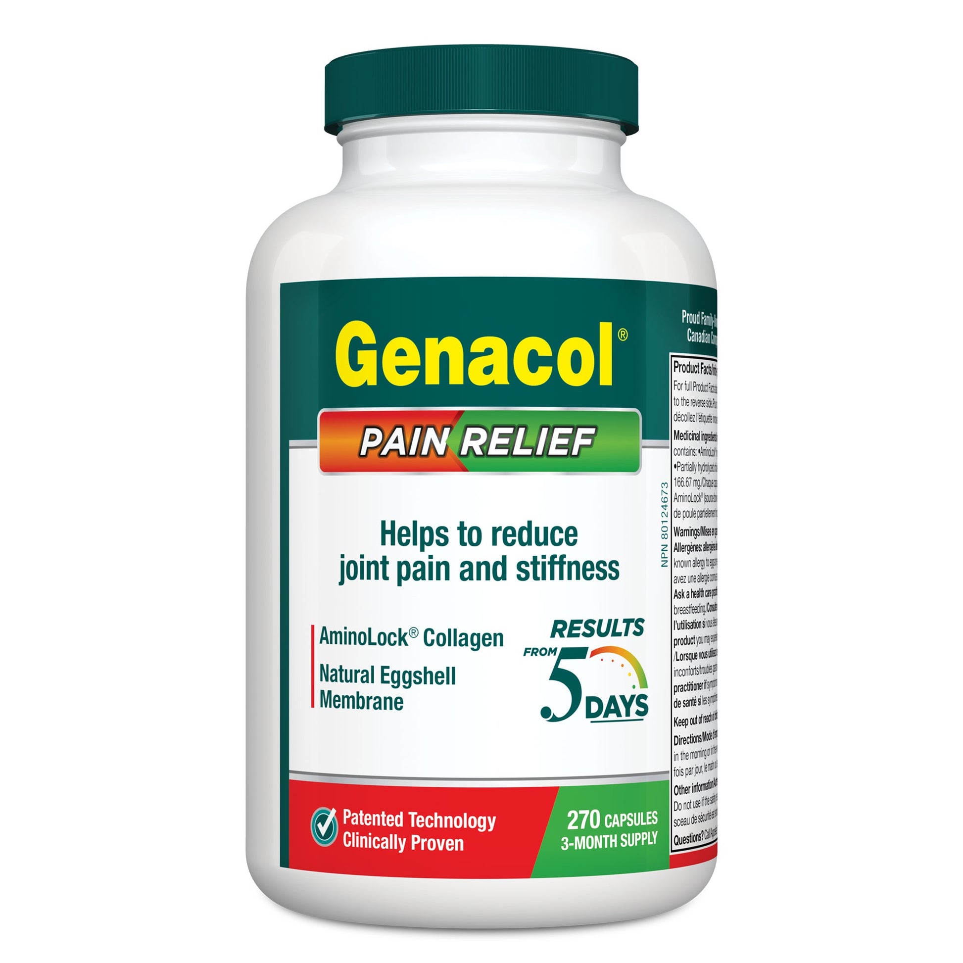 Genacol Pain Relief - 270 Capsules - image 4