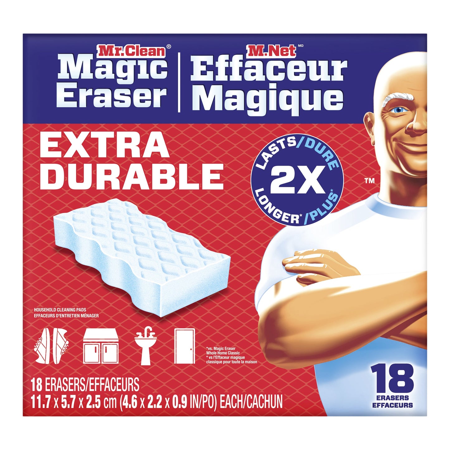 Mr. Clean Magic Eraser Extra Durable, 18-count - image 1