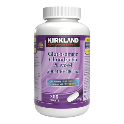 Kirkland Signature Glucosamine, Chondroitin and MSM Tablets, 300-count - image 1