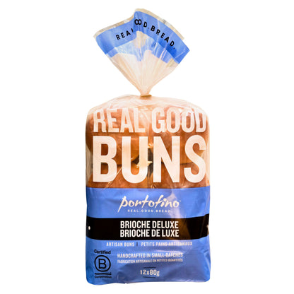 Portofino Brioche Burger Deluxe Sliced Buns, 12 x 80 g - image 2