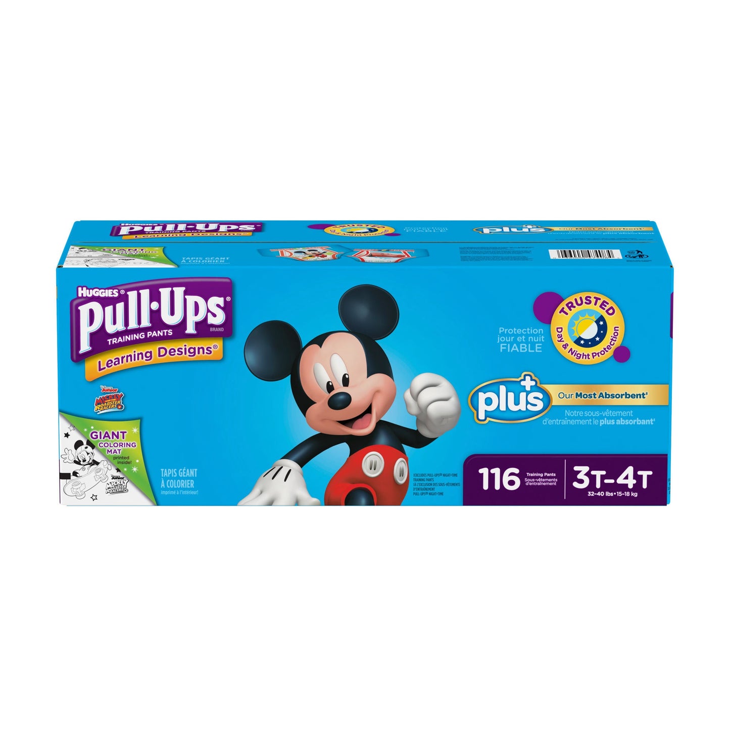 Huggies Pull-Ups Plus Training Pants 3T - 4T Boy, Pack of 116 - image 2