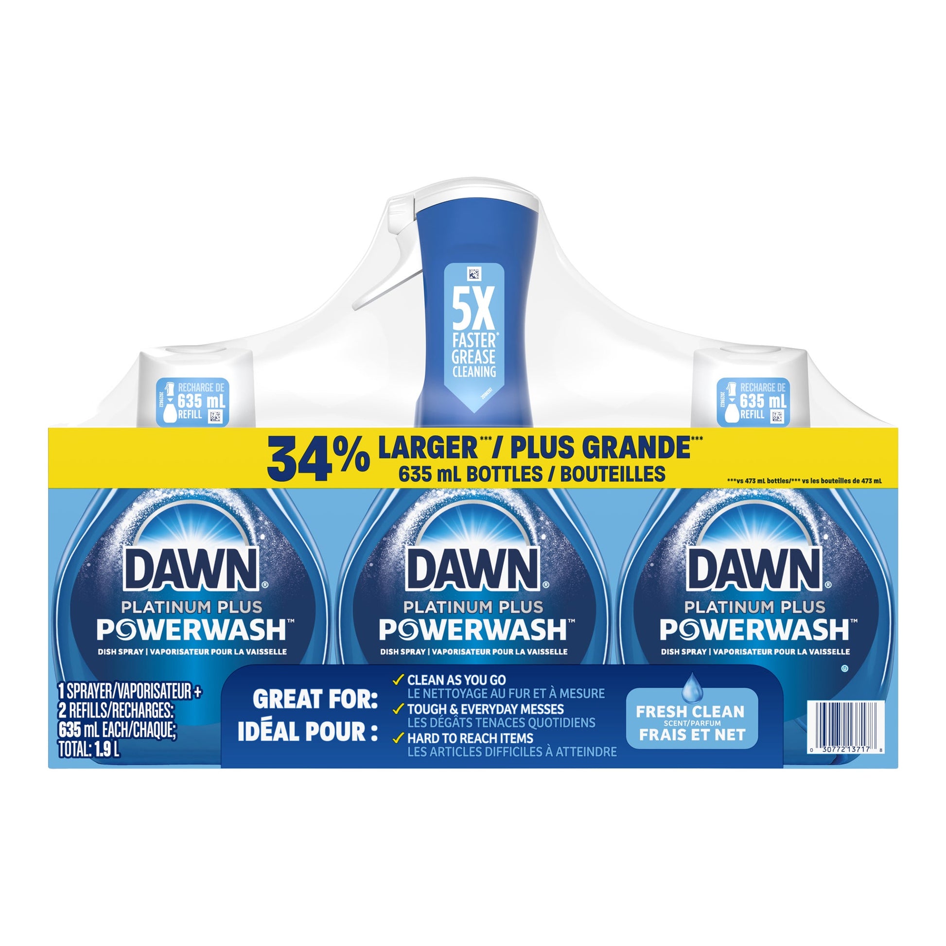 Dawn Powerwash Dish Spray, 3 x 635 mL - image 1
