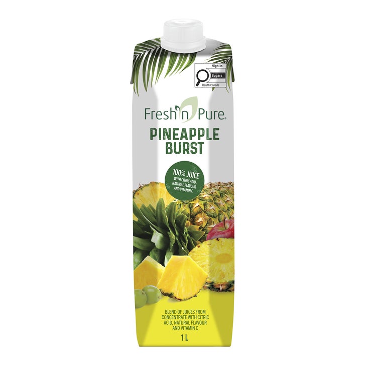 Fresh’n Pure Pineapple Burst Juice 6 × 1 L — image 2