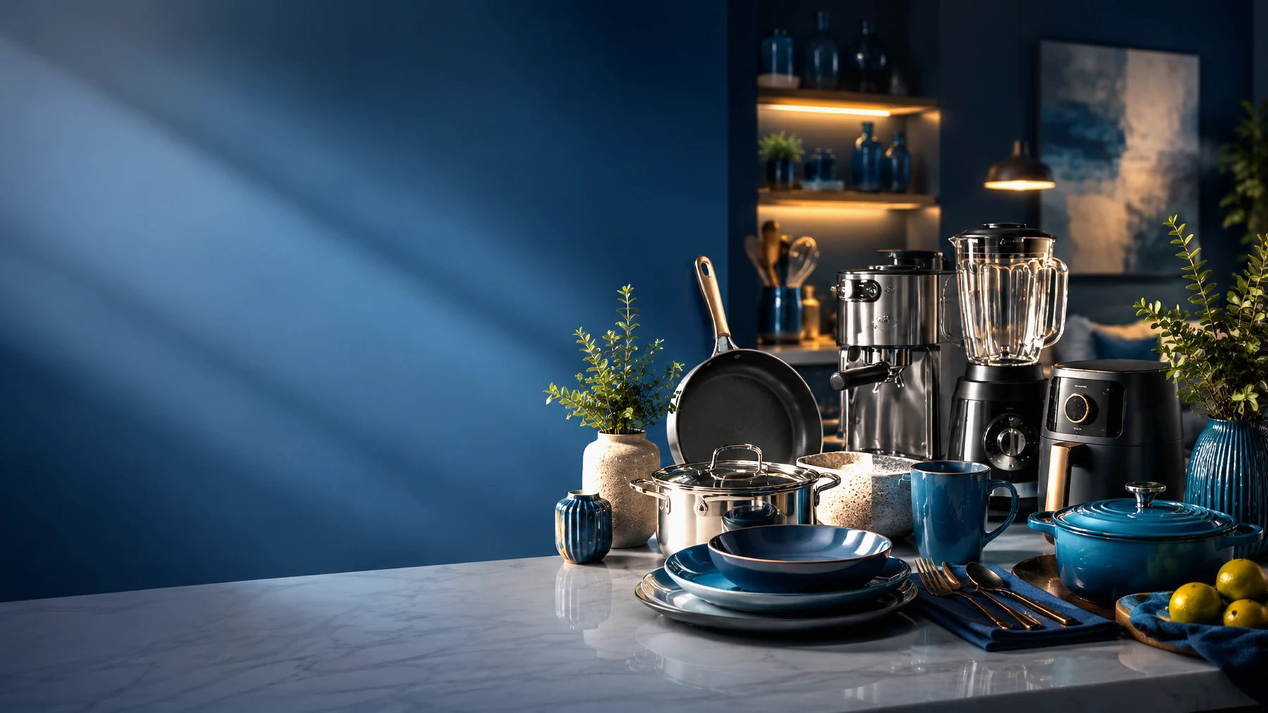 Kitchen appliances and cookware