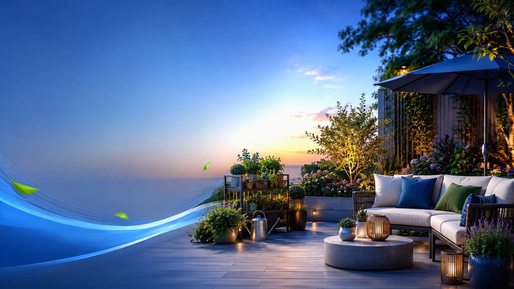 Patio and garden lounge