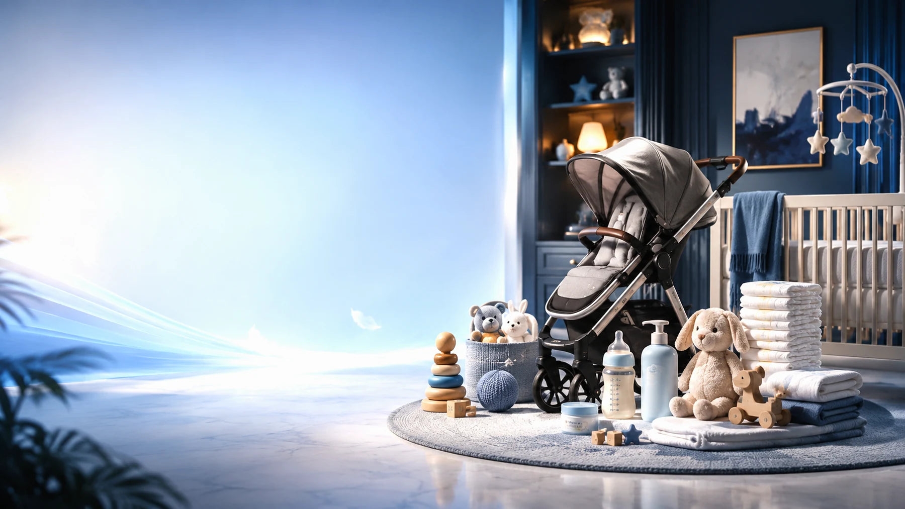 Baby essentials and nursery